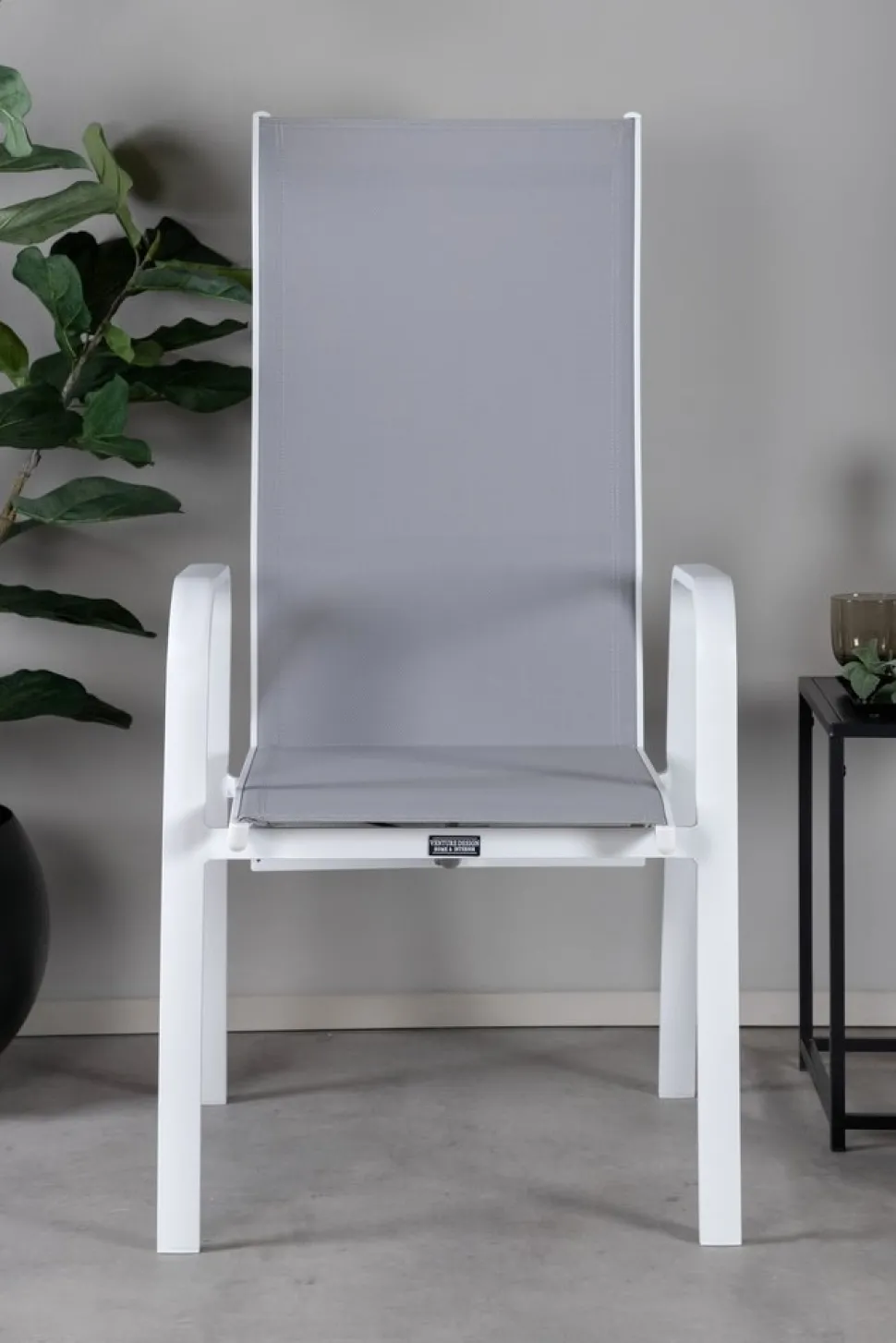 Copacabana karmstol - Grå/Vit