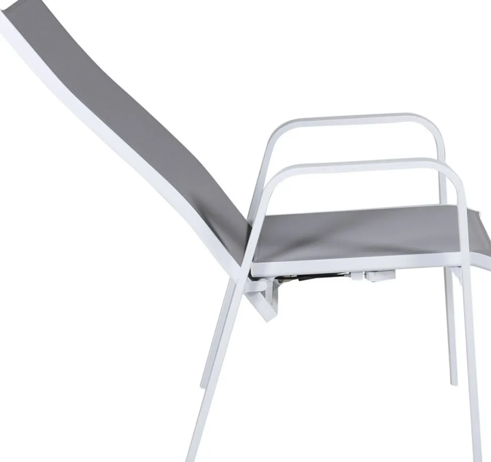 Copacabana karmstol - Grå/Vit