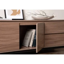 Corpus TV-bänk - Valnöt