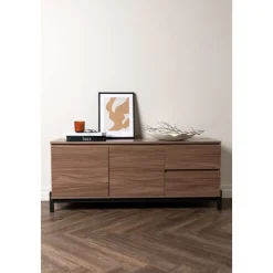 Corpus TV-bänk - Valnöt