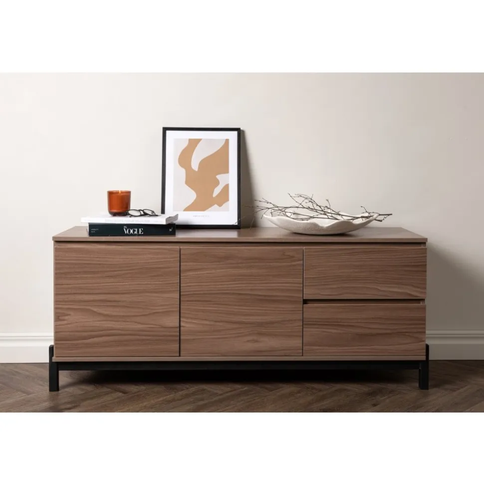 Corpus TV-bänk - Valnöt