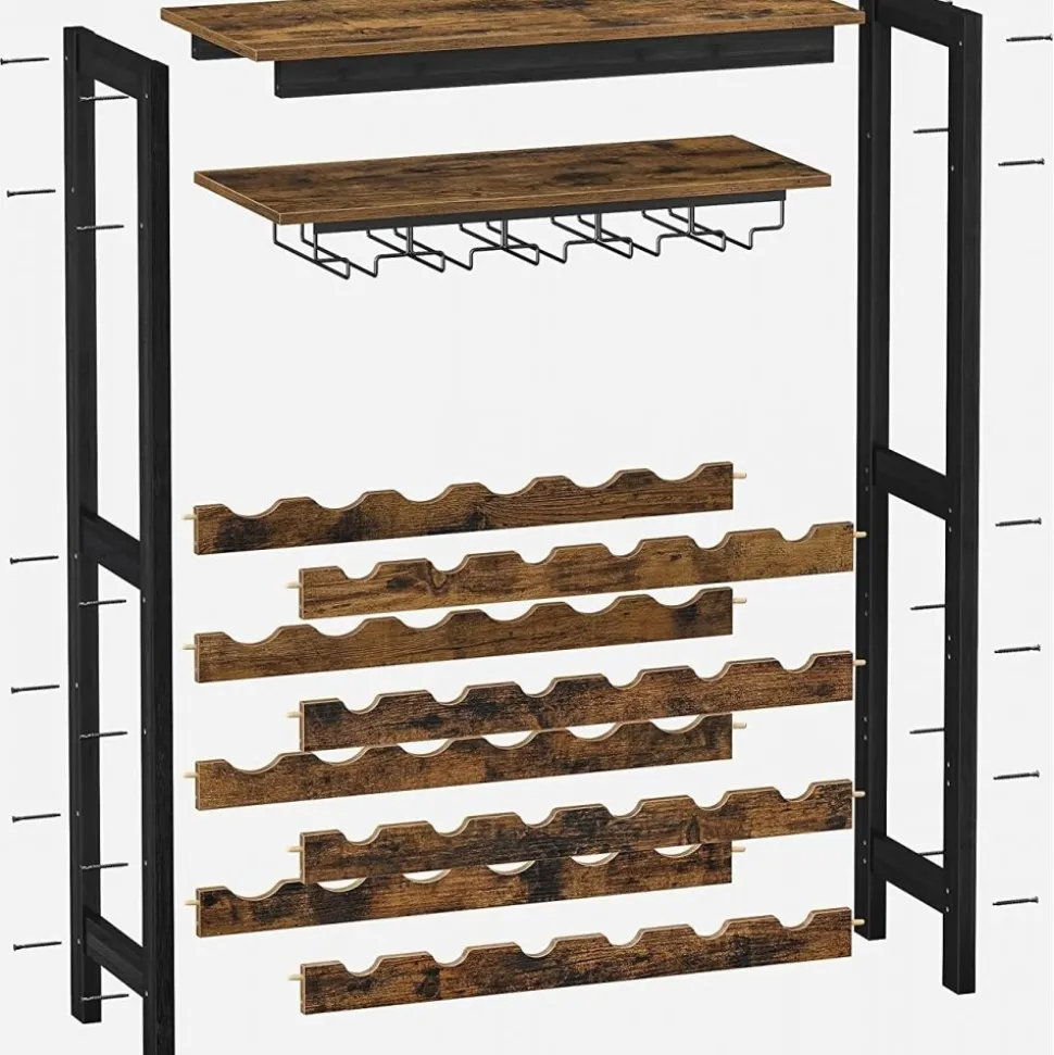 Corriente vinställ - Brun/svart