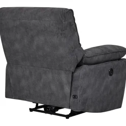 Coventry el reclinerfåtölj grå microfiber