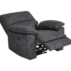 Coventry el reclinerfåtölj grå microfiber + Textilrengöring för möbler