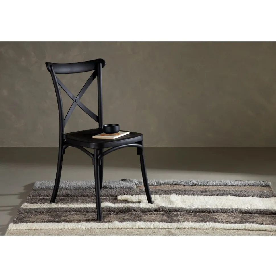 Crosett matstol - Svart