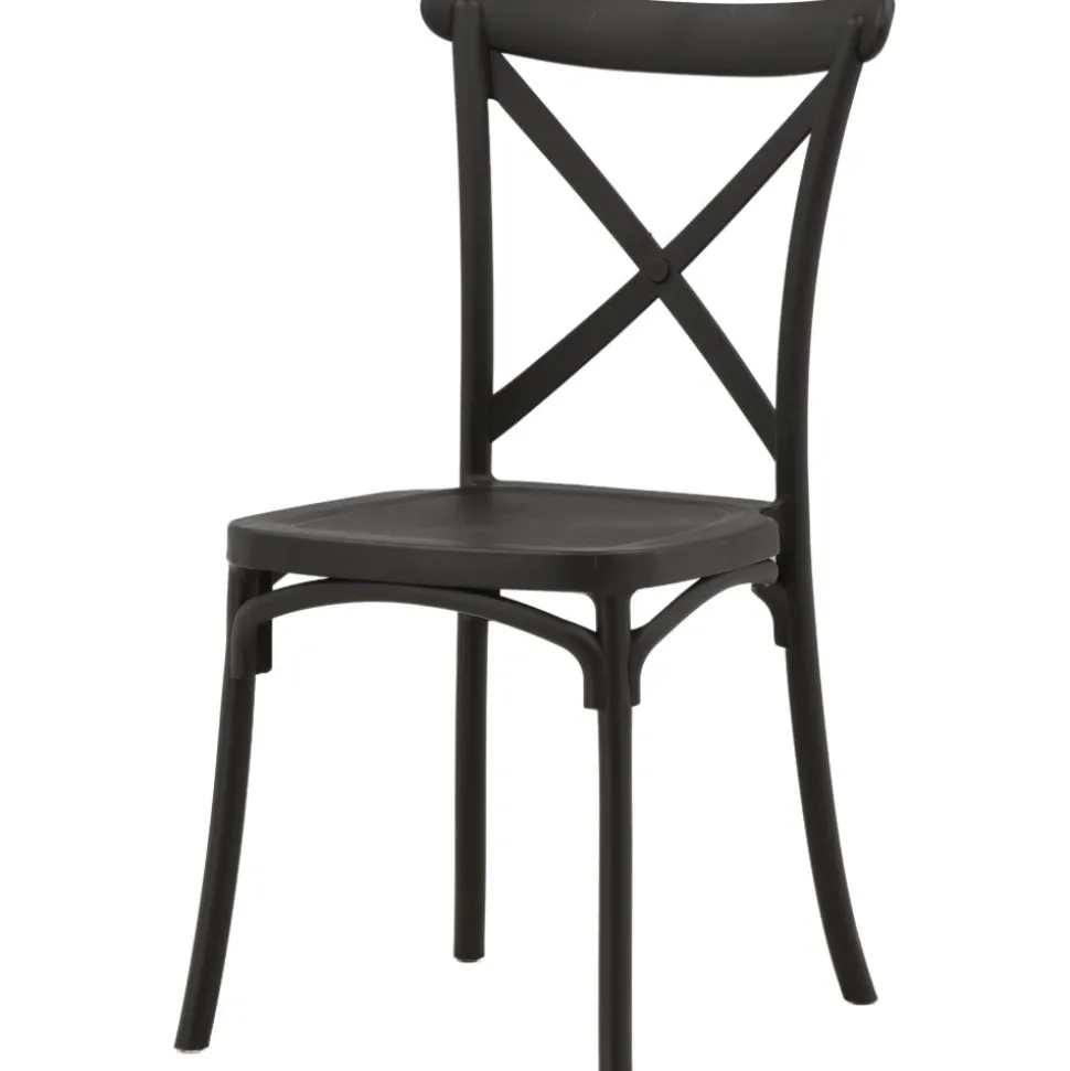 Crosett matstol - Svart