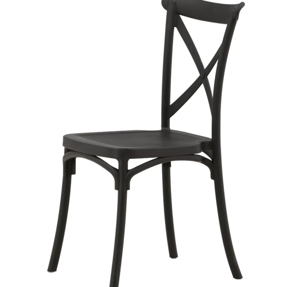 Crosett matstol - Svart