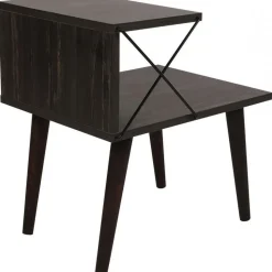 Cross sängbord - Mörkbrun