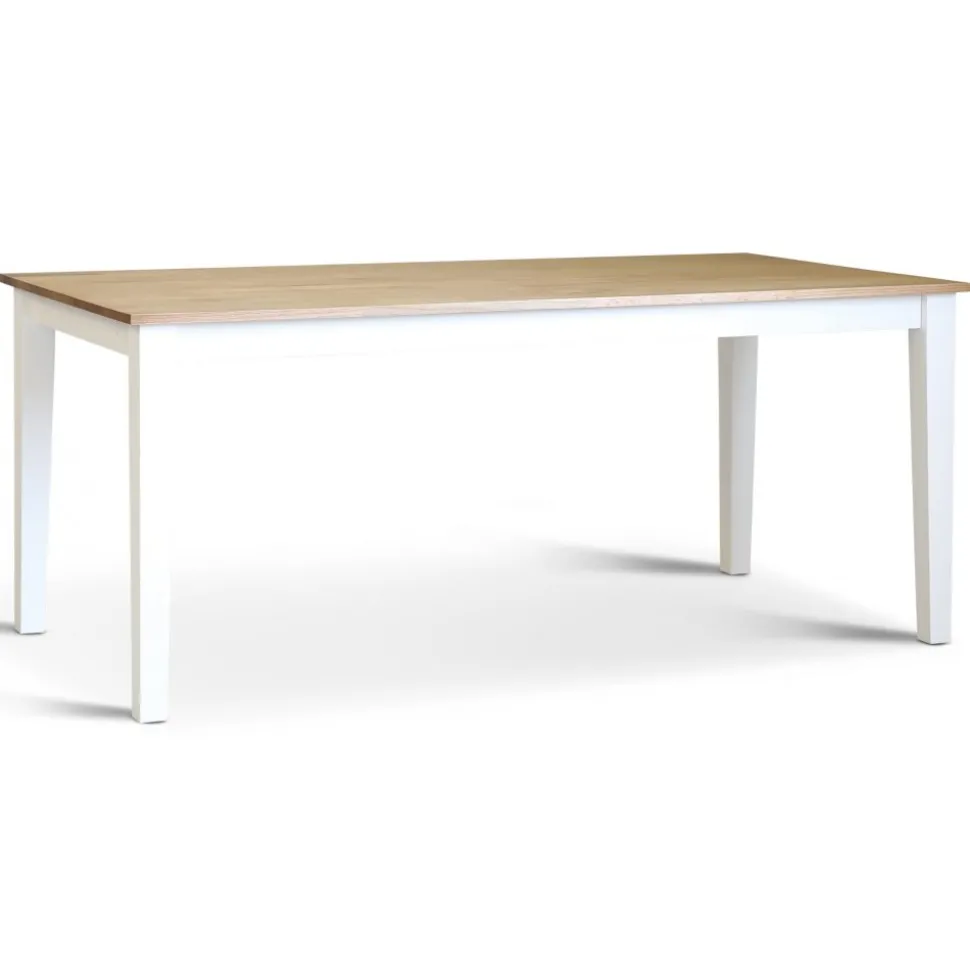 Dalön Matbord vit / ek 180x90 cm