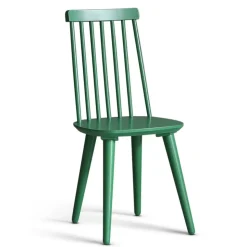 Dalsland matgrupp: Matbord i Ek / vitt med 6 st gröna Pinnstolar