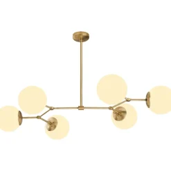 Damar taklampa 6322 - Guld/vit