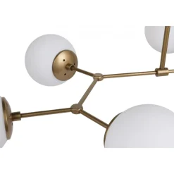 Damar taklampa 6322 - Guld/vit