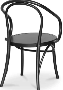 Danderyd No.30 svart karmstol i böjträ + Fläckborttagare för möbler