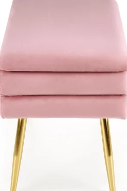 Darnell sittbänk - Rosa/guld