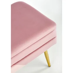 Darnell sittbänk - Rosa/guld