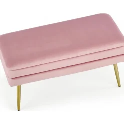 Darnell sittbänk - Rosa/guld
