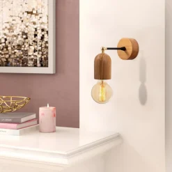 Dash vägglampa N-934 - Trä