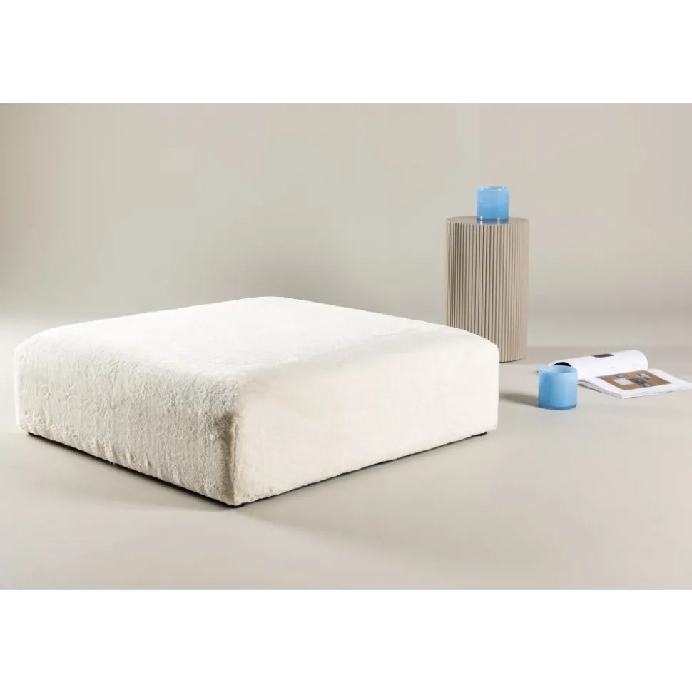 Davie sittpuff - Beige/svart