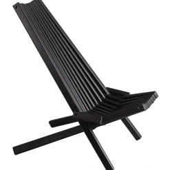 Däckstol svart med nackkudde + Rengöringsmedel för utemöbler