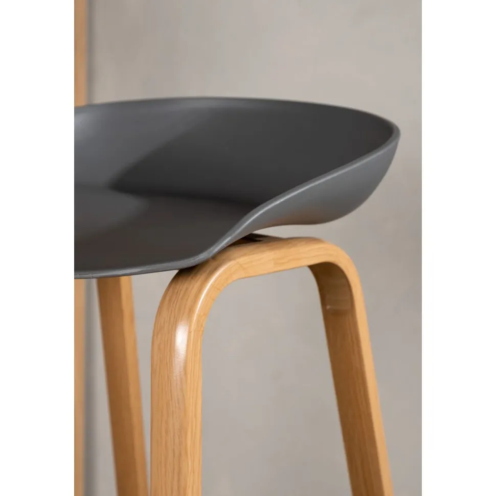 Decatur barstol - Grå