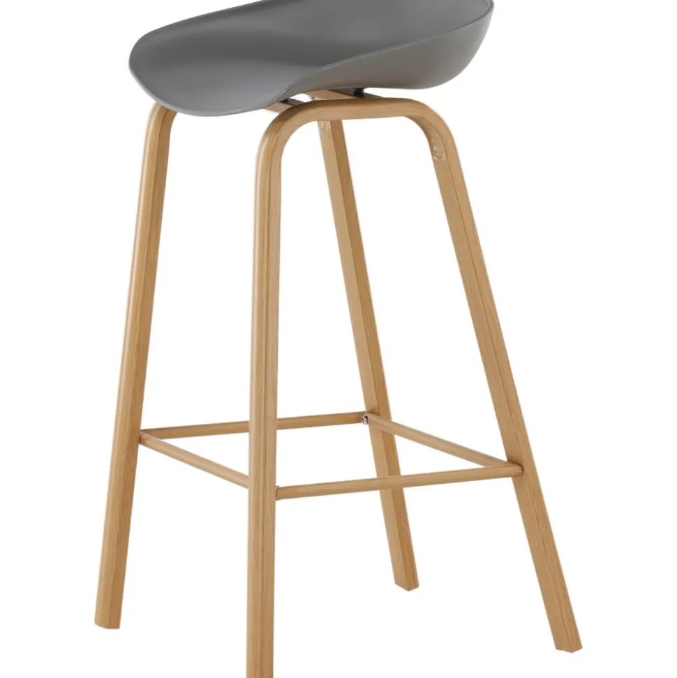 Decatur barstol - Grå