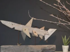 Dekoration Haj - Återvunnet trä