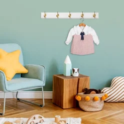 Demandu kroklist 65 cm - Vit/guld