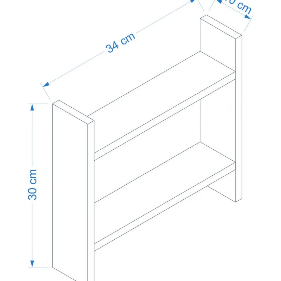 Denver kökshylla - Antracit
