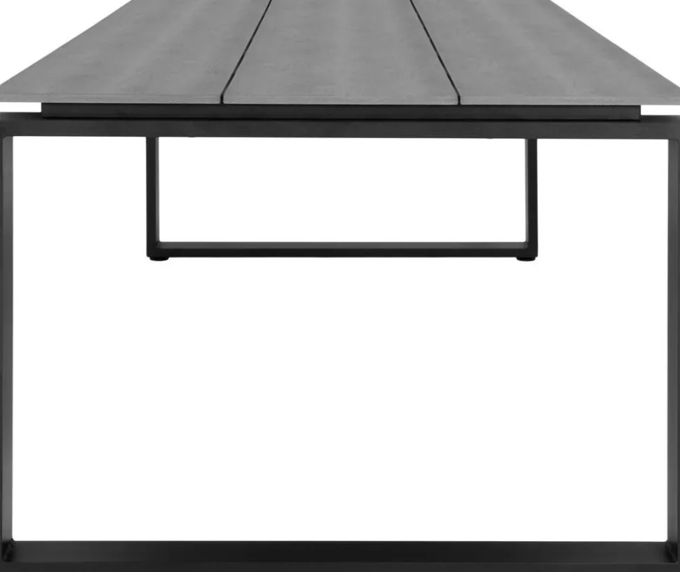 Denver matbord - Grå/svart - 220x100 cm + Textilrengöring för möbler