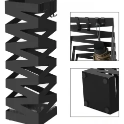 Denzel paraplyställ - Svart