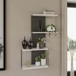 Destan vägghylla - Vit