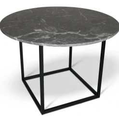 Dexter runt matbord i marmor Ø120 cm - Grå Betano marmorsten