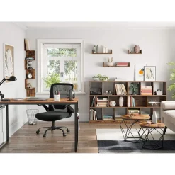 Didrik soffbord, 2 st, Ø40/50 cm - Brun/svart