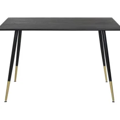 Dipp matbord 120 cm - Svart