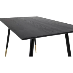 Dipp matbord 120 cm - Svart