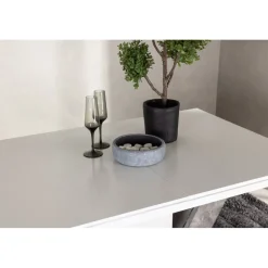 Disa matbord 120-160 x 80 cm - Grå/vit