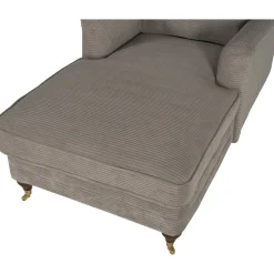 Divanfåtölj Howard mörkbeige manchester