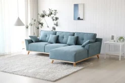 Divansoffa 267 cm lång - Classic + Textilrengöring för möbler