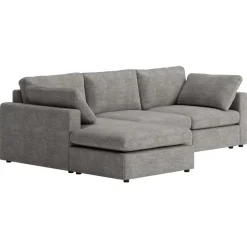 Divansoffa Falkenberg grå 296 cm vändbar divan