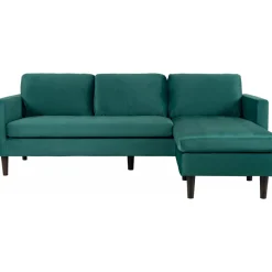 Divansoffa grön 218 cm bred