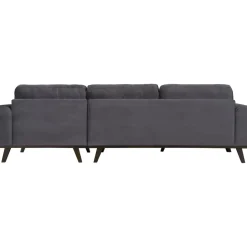 Divansoffa i grått sammet - Copenhagen + Fläckborttagare för möbler