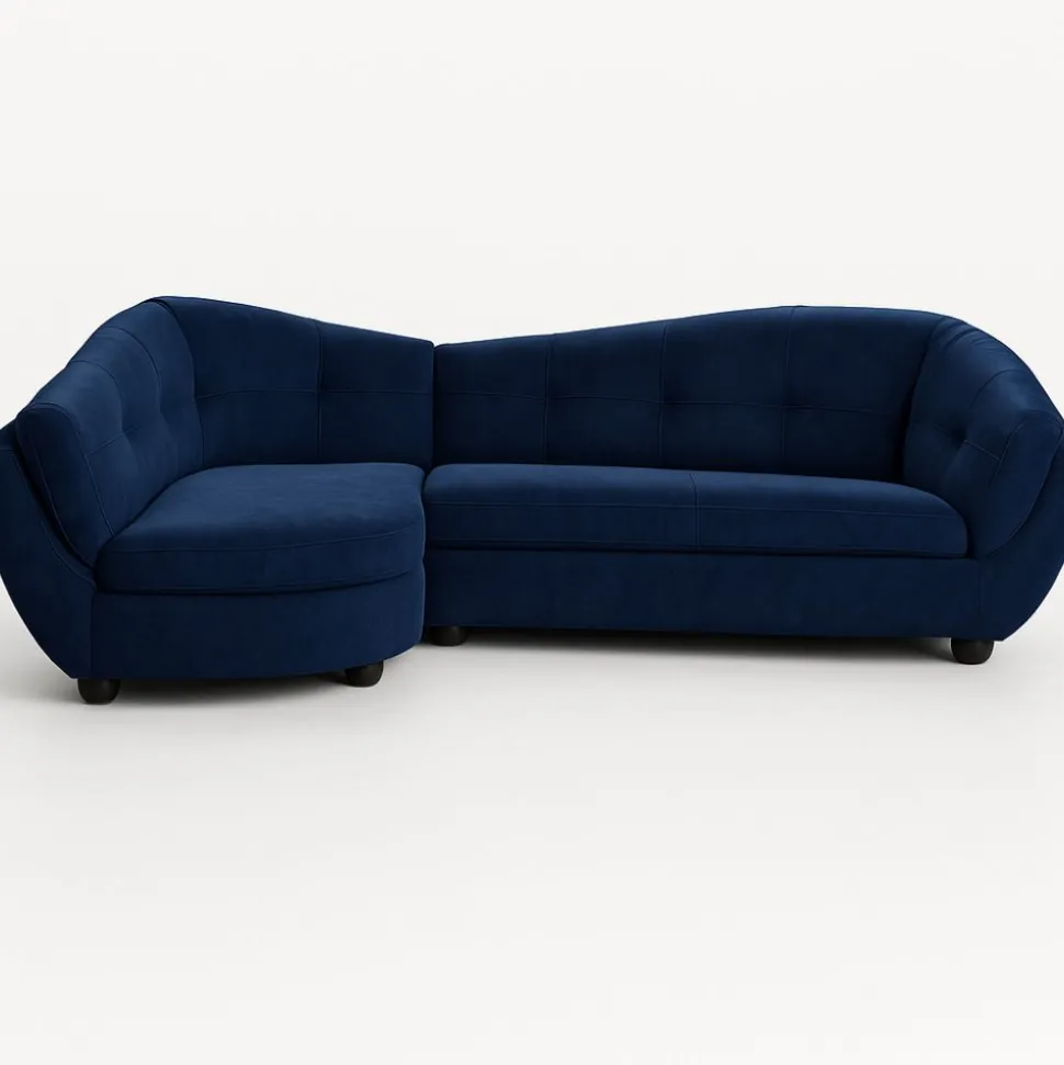 Divansoffa mörkblå - Bello + Fläckborttagare för möbler