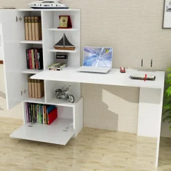 Domingos skrivbord 120x61,8 cm - Vit