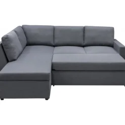 Dream hörnsoffa bäddsoffa med förvaring - Mörkgrå