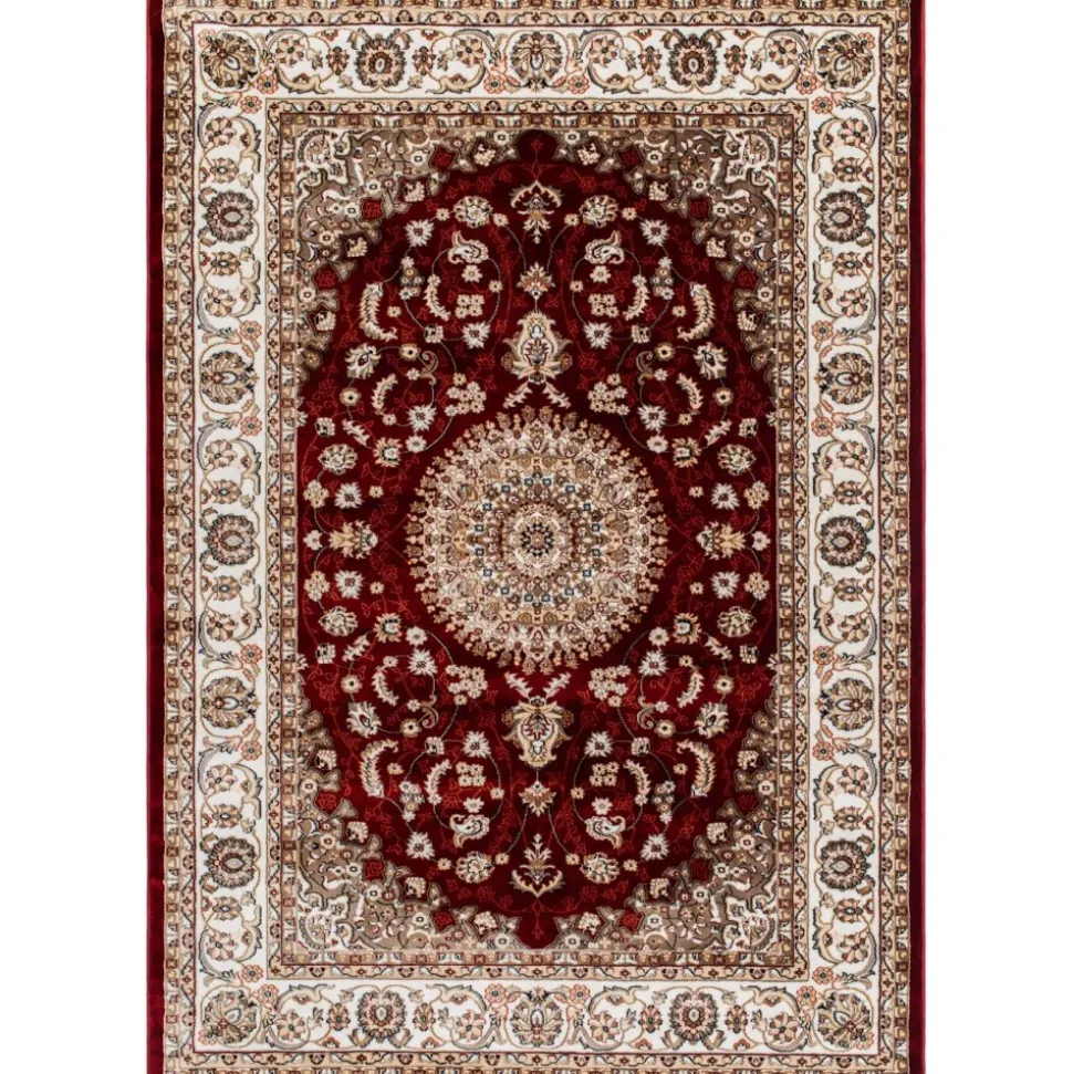 Dubai Medallion wiltonmatta Röd