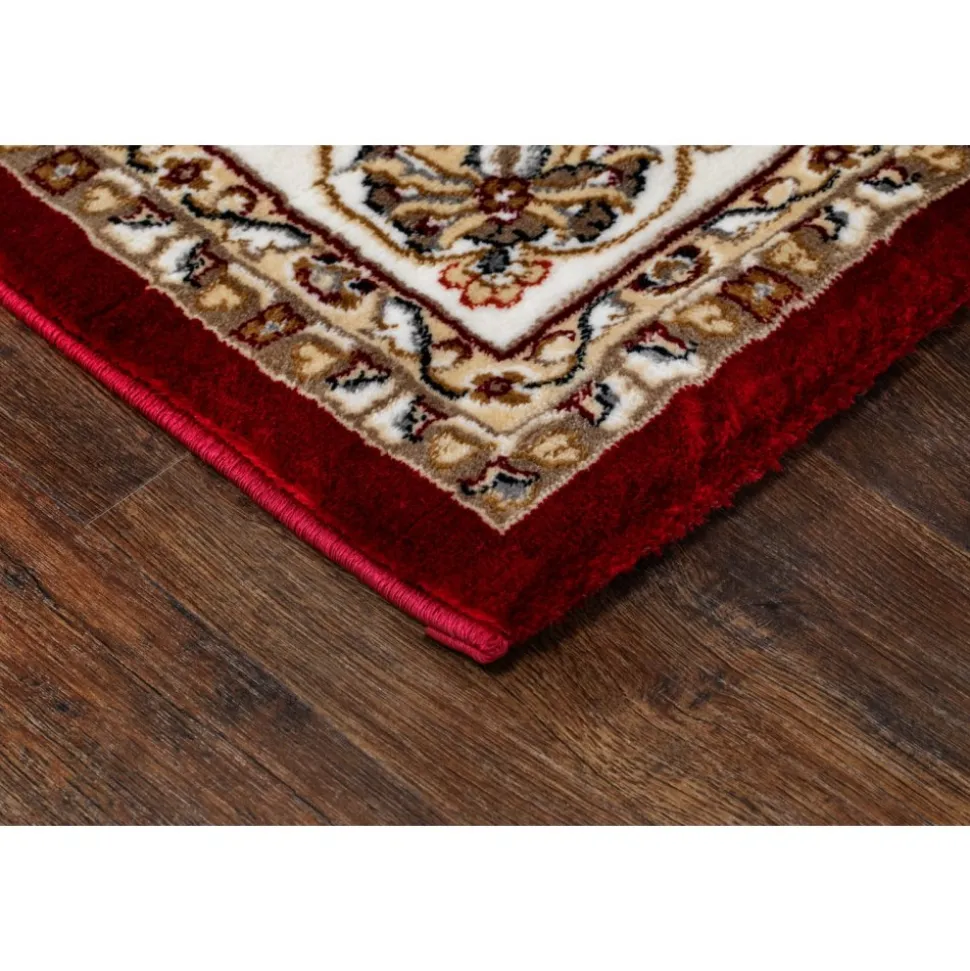 Dubai Medallion wiltonmatta Röd