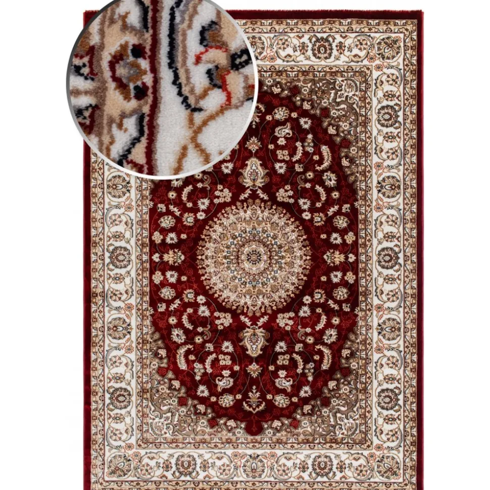 Dubai Medallion wiltonmatta Röd