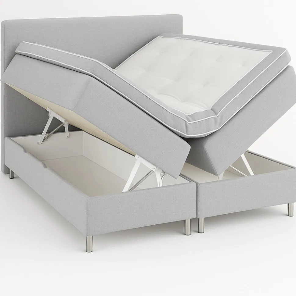 Dubbelsäng Accent 180 cm - Ljusgrå