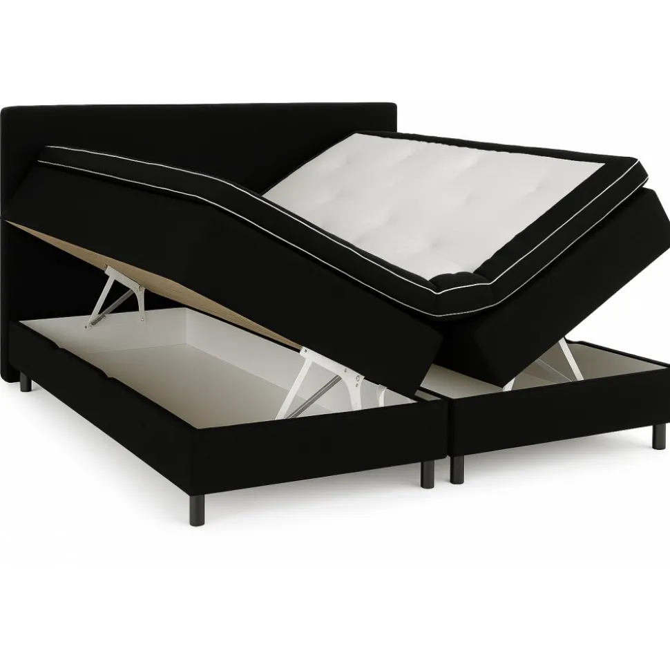 Dubbelsäng Accent 180 cm - Svart