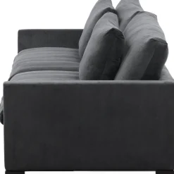 Durham 3-sits soffa - Mörkgrå